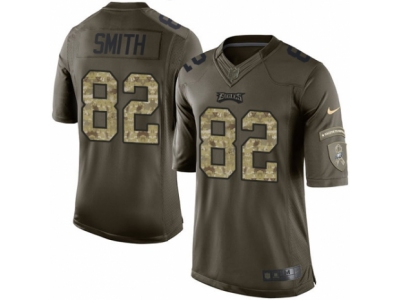 Philadelphia Eagles 82 Torrey Smith Limited Green Salute to Service NFL Jersey