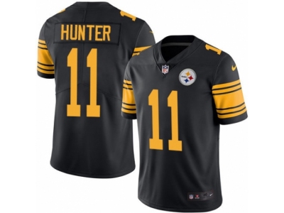  Pittsburgh Steelers 11 Justin Hunter Elite Black Rush NFL Jersey