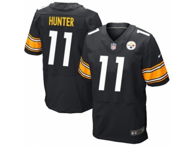  Pittsburgh Steelers 11 Justin Hunter Elite Black Team Color NFL Jersey