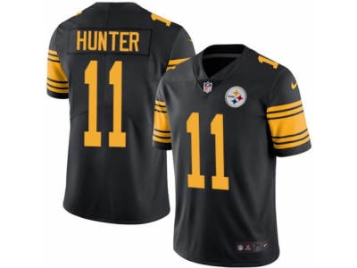  Pittsburgh Steelers 11 Justin Hunter Limited Black Rush NFL Jersey