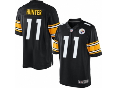 Pittsburgh Steelers 11 Justin Hunter Limited Black Team Color NFL Jersey