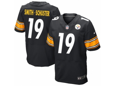  Pittsburgh Steelers 19 JuJu Smith-Schuster Elite Black Team Color NFL Jersey