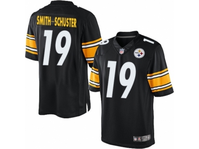  Pittsburgh Steelers 19 JuJu Smith-Schuster Limited Black Team Color NFL Jersey