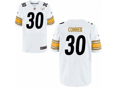  Pittsburgh Steelers 30 James Conner Elite White NFL Jersey