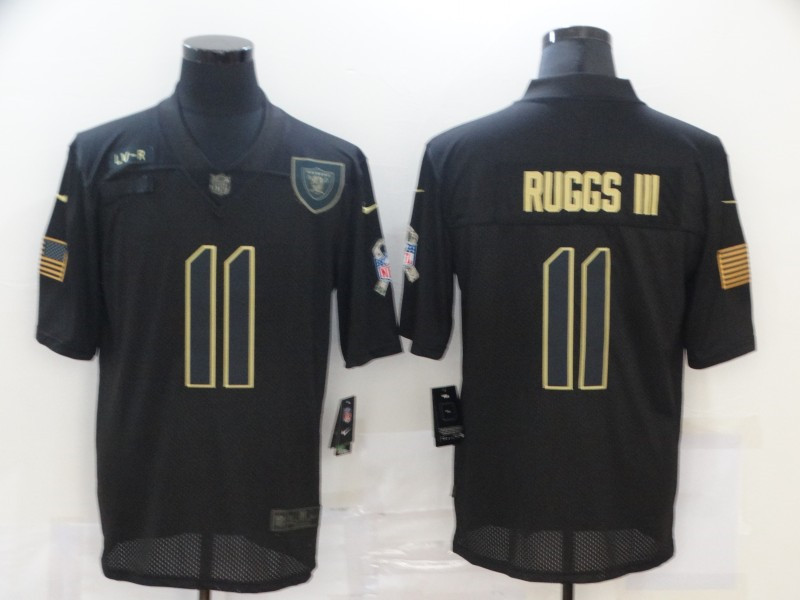 Nike Raiders 11 Henry Ruggs III Black 2020 Salute To Service Limited Jersey