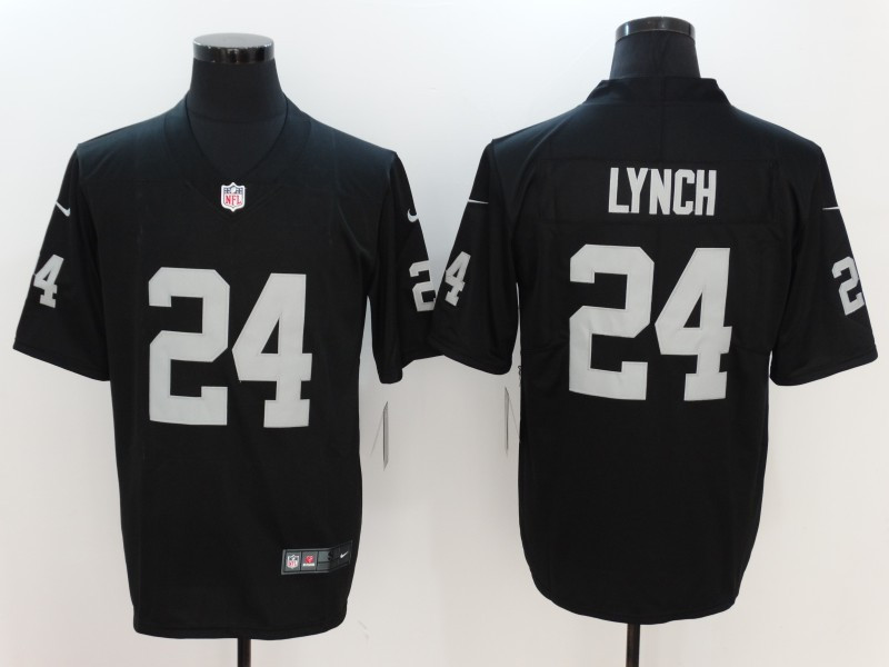  Raiders 24 Marshawn Lynch Black Vapor Untouchable Player Limited Jersey
