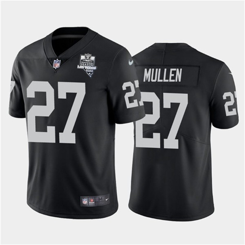 Nike Raiders 27 Trayvon Mullen Black 2020 Inaugural Season Vapor Untouchable Limited Jersey