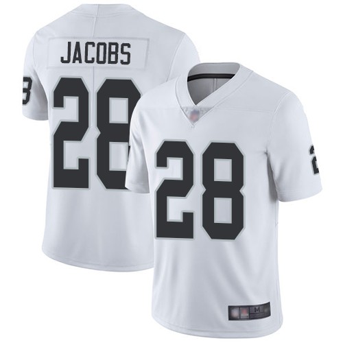 Nike Raiders 28 Josh Jacobs White 2019 NFL Draft First Round Pick Vapor Untouchable Limited Jersey