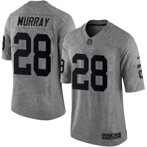  Raiders 28 Latavius Murray Gray Men Stitched NFL Limited Gridiron Gray Jersey