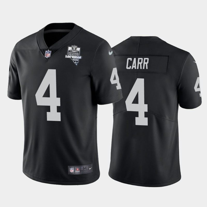 Nike Raiders 4 Derek Carr Black 2020 Inaugural Season Vapor Untouchable Limited Jersey