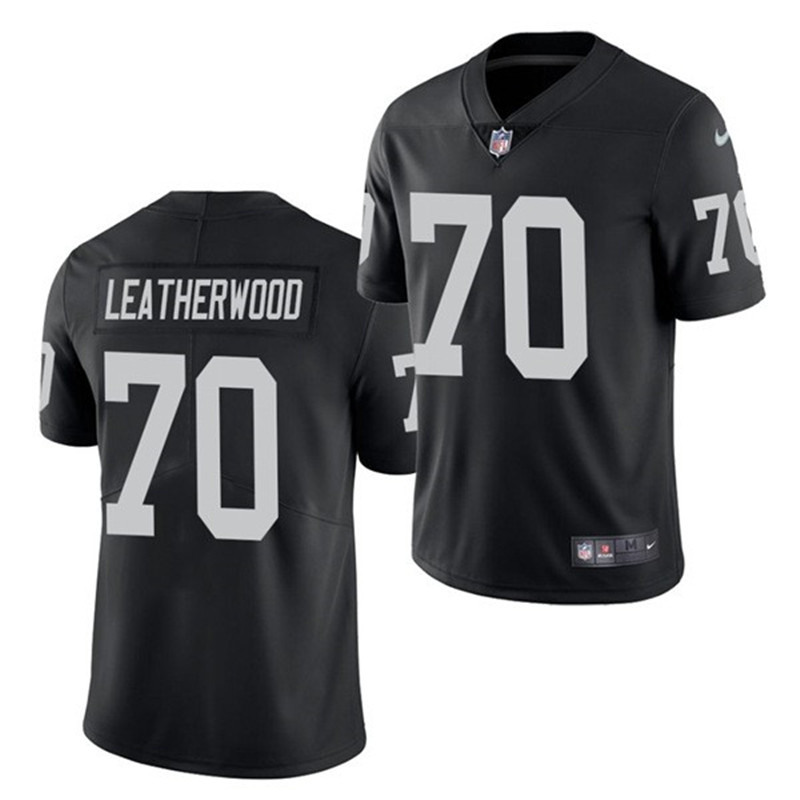 Nike Raiders 70 Alex Leatherwood Black 2021 Draft Vapor Limited Jersey