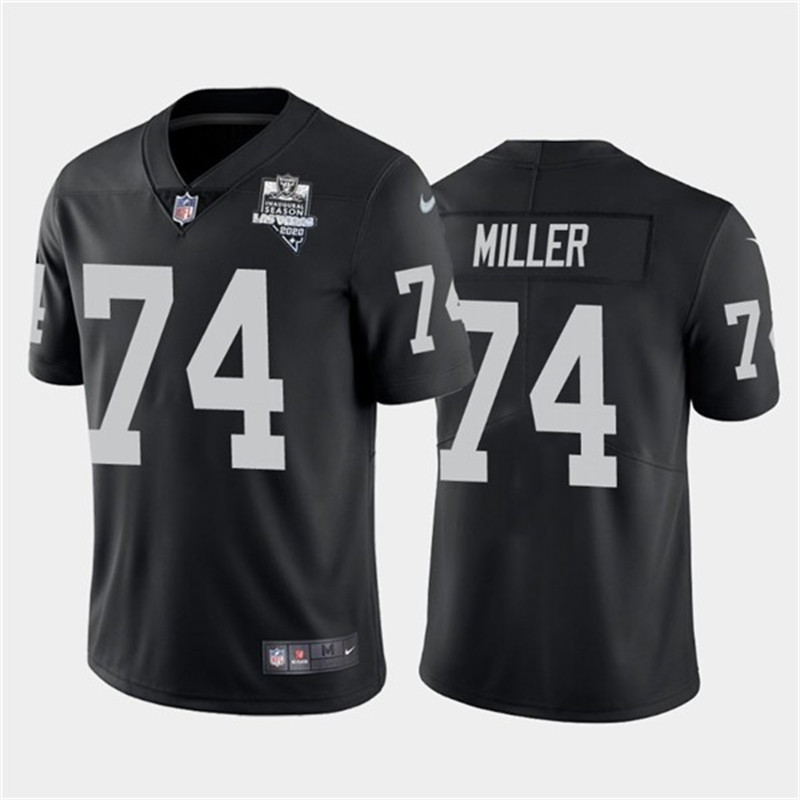 Nike Raiders 74 Kolton Miller Black 2020 Inaugural Season Vapor Untouchable Limited Jersey