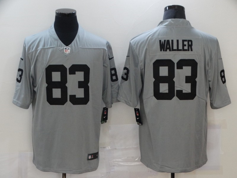 Nike Raiders 83 Darren Waller Gray Inverted Legend Limited Jersey
