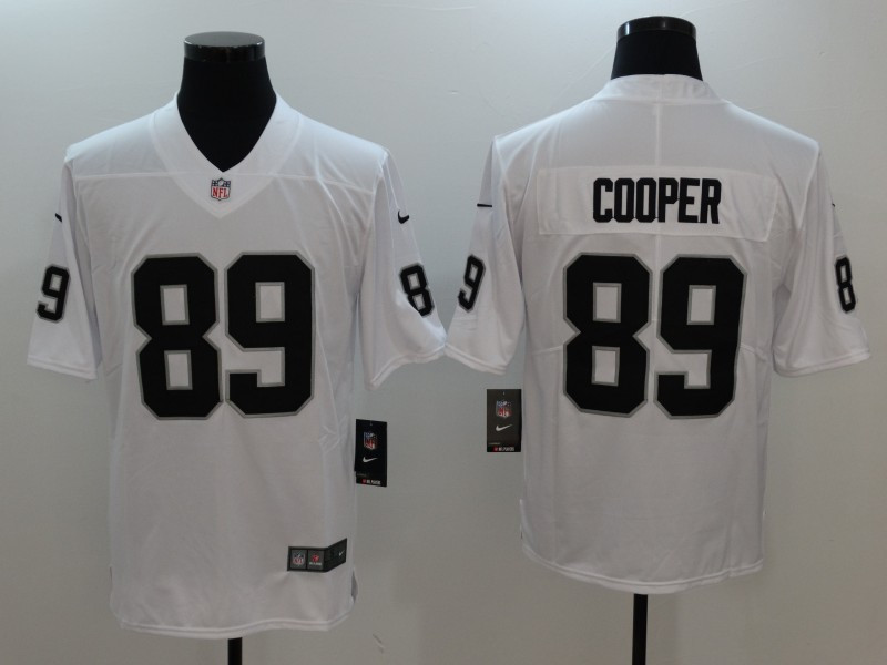  Raiders 89 Amari Cooper White Vapor Untouchable Player Limited Jersey