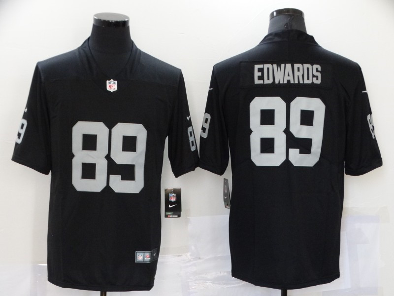 Nike Raiders 89 Bryan Edwards Black Vapor Untouchable Limited Jersey
