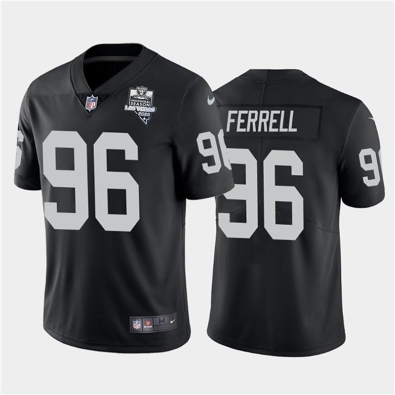 Nike Raiders 96 Clelin Ferrell Black 2020 Inaugural Season Vapor Untouchable Limited Jersey