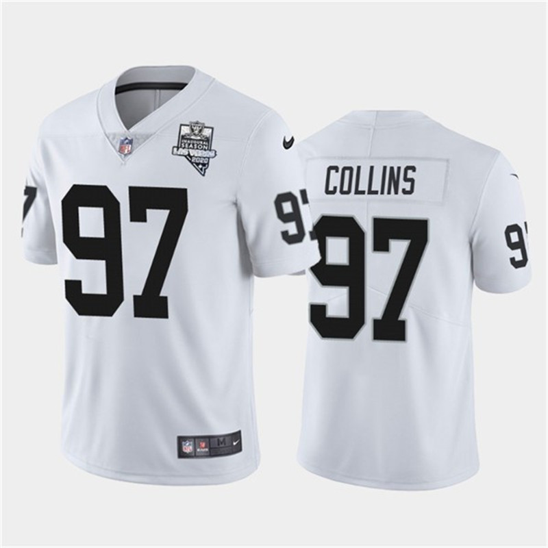 بري نان Nike Raiders 97 Maliek Collins White 2020 Inaugural Season Vapor ... بري نان