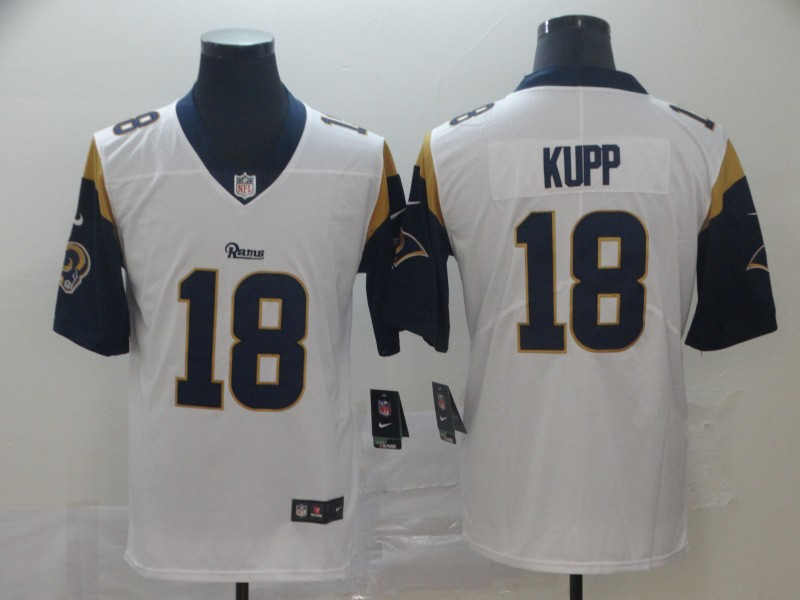 Nike Rams 18 Cooper Kupp White Vapor Untouchable Limited Jersey