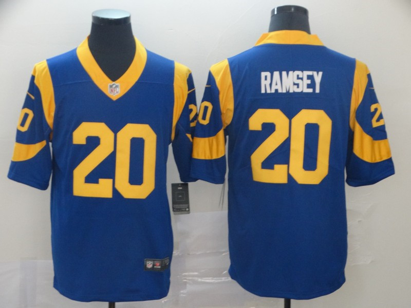 Nike Rams 20 Jalen Ramsey Royal Vapor Untouchable Limited Jersey