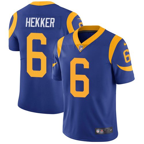  Rams 6 Johnny Hekker Royal Alternate Vapor Untouchable Limited Jersey