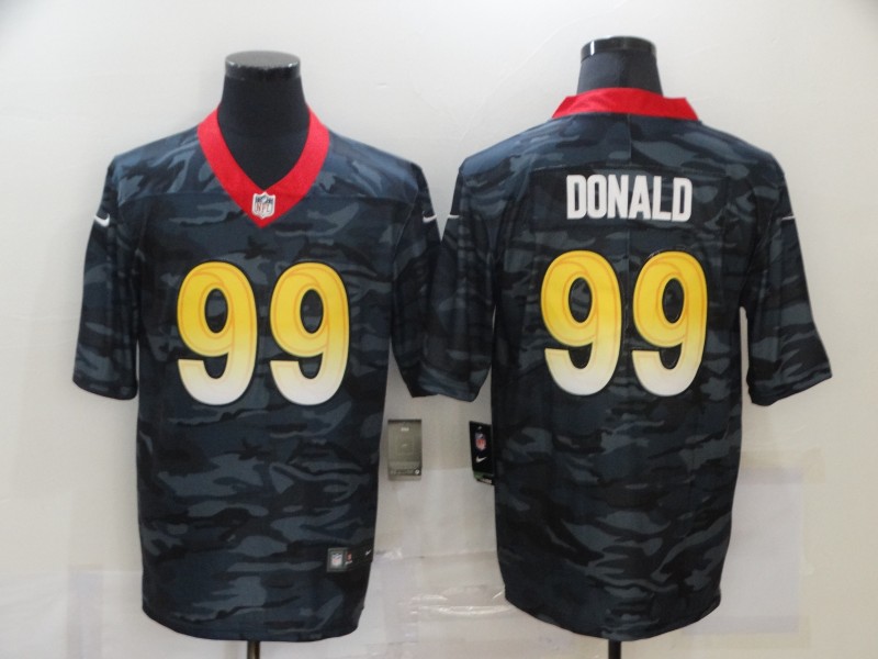 Nike Rams 99 Aaron Donald Black Camo Limited Jersey
