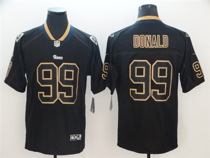 Rams 99 Aaron Donald Black Shadow Legend Limited Jersey
