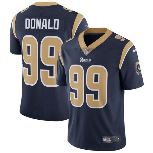  Rams 99 Aaron Donald Navy Vapor Untouchable Player Limited Jersey