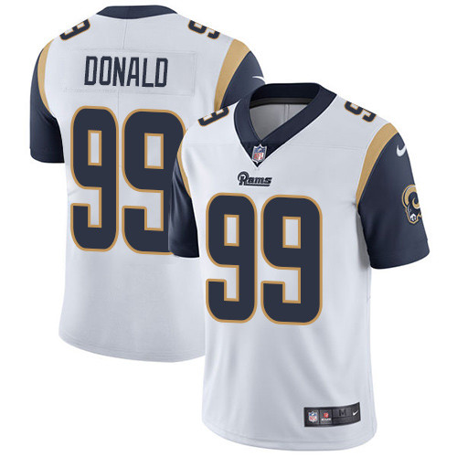  Rams 99 Aaron Donald White Vapor Untouchable Player Limited Jersey
