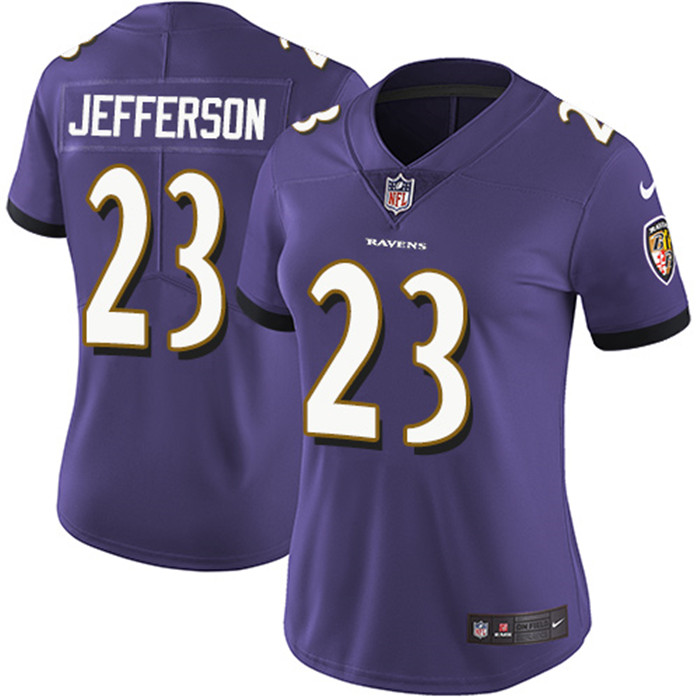  Ravens 23 Tony Jefferson Purple Vapor Untouchable Limited Jersey