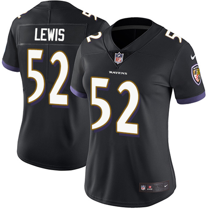  Ravens 52 Ray Lewis Black Vapor Untouchable Limited Jersey