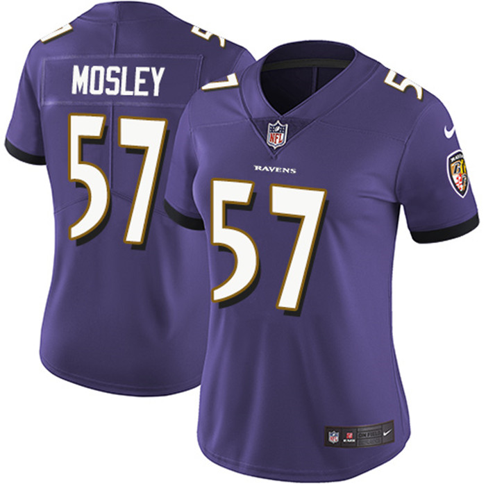  Ravens 57 C.J. Mosely Purple Vapor Untouchable Limited Jersey