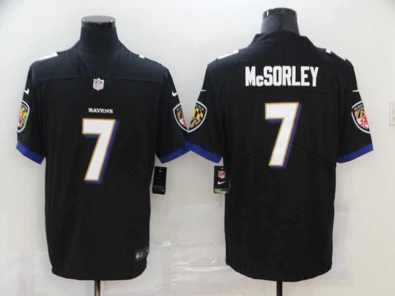 Nike Ravens 7 Trace McSorley Black Vapor Untouchable Limited Jersey