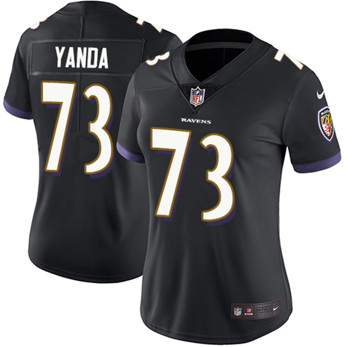  Ravens 73 Marshal Yanda Black Vapor Untouchable Limited Jersey