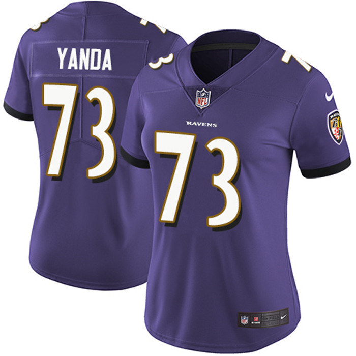  Ravens 73 Marshal Yanda Purple Vapor Untouchable Limited Jersey