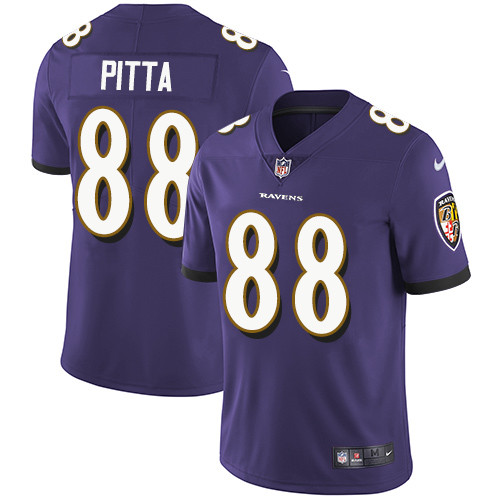  Ravens 88 Dennis Pitta Purple Vapor Untouchable Player Limited Jersey