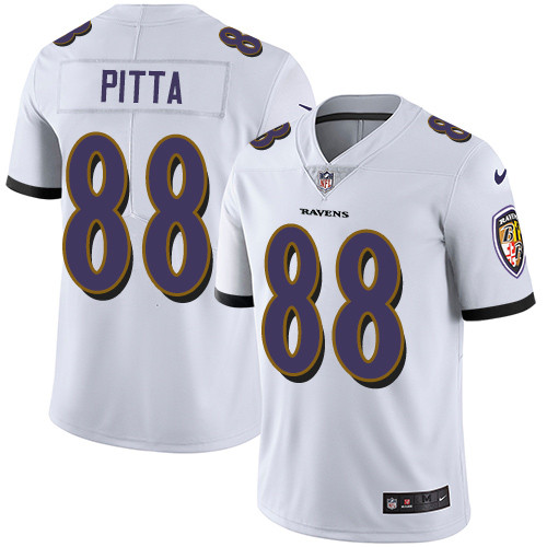  Ravens 88 Dennis Pitta White Vapor Untouchable Player Limited Jersey