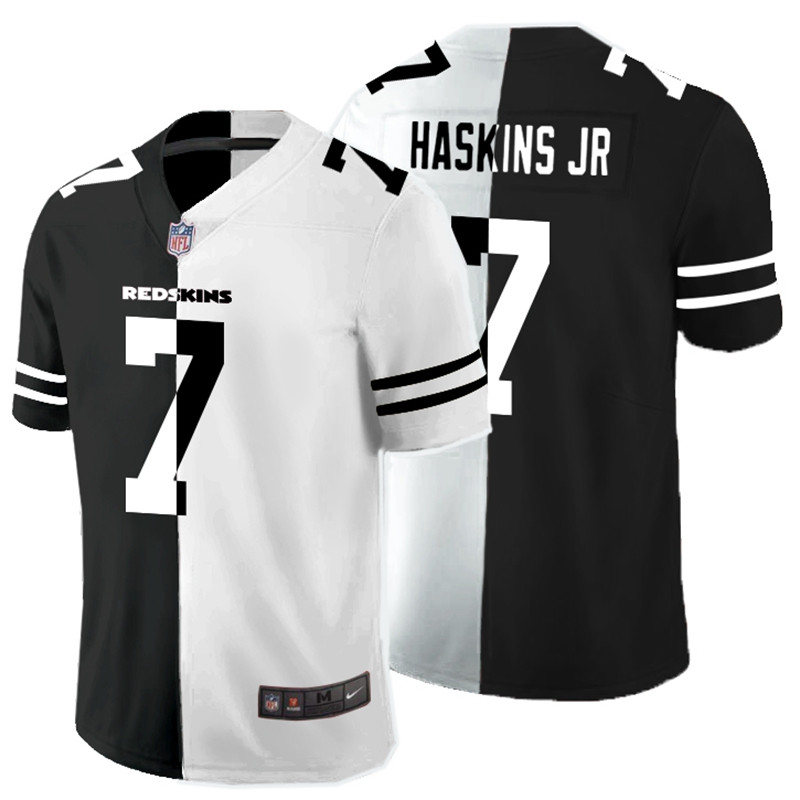 بسكوت ابو قشطة القديم Nike Redskins 7 Dwayne Haskins Jr Black And White Split Vapor ... بسكوت ابو قشطة القديم