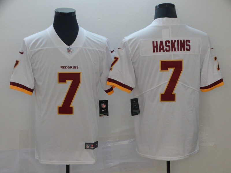 Nike Redskins 7 Dwayne Haskins White Youth 2019 NFL Draft First Round Pick Vapor Untouchable Limited Jersey
