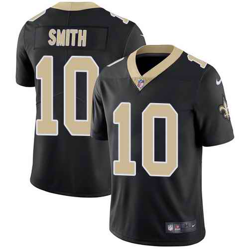  Saints 10 Tre'Quan Smith Black Vapor Untouchable Limited Jersey