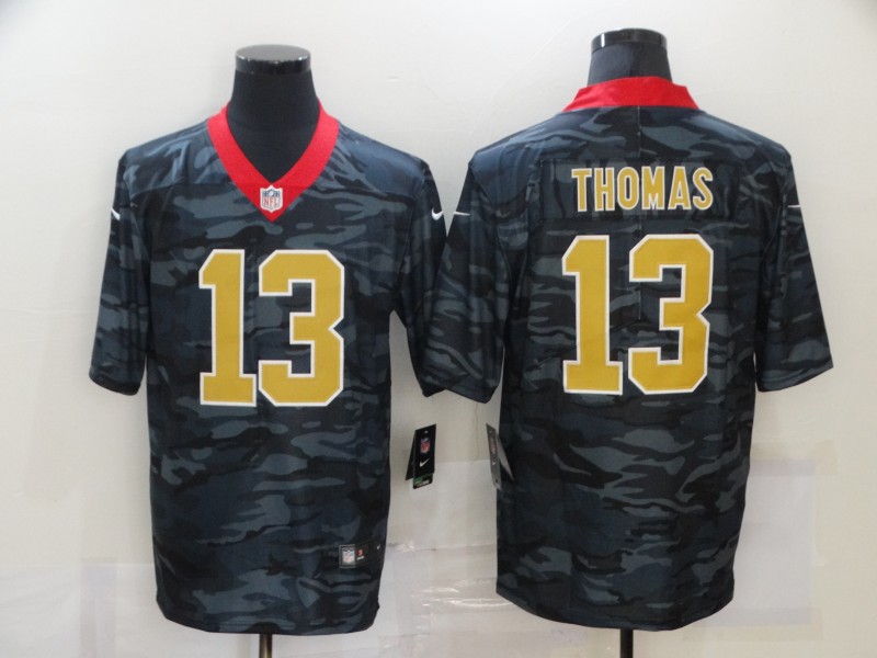 Nike Saints 13 Michael Thomas Black Camo Limited Jersey