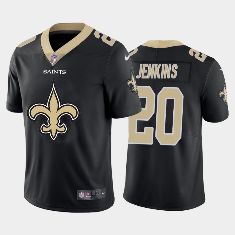 Nike Saints 20 Janoris Jenkins Black Team Big Logo Vapor Untouchable Limited Jersey