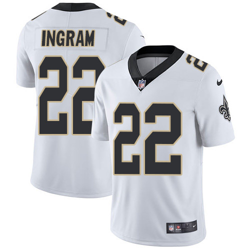  Saints 22 Mark Ingram Jr. White Vapor Untouchable Player Limited Jersey
