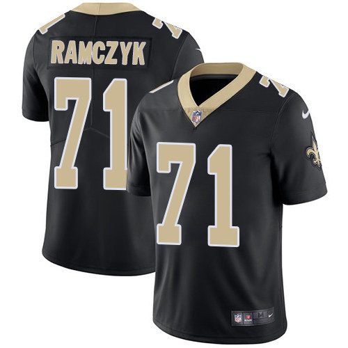  Saints 71 Ryan Ramczyk Black Vapor Untouchable Limited Jersey