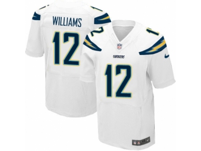  San Diego Chargers 12 Mike Williams Elite White NFL Jersey