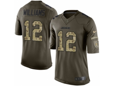  San Diego Chargers 12 Mike Williams Limited Green Salute to Service NFL Jersey