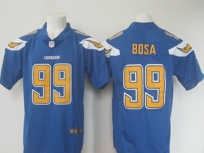  San Diego Chargers 99 Joey Bosa Limited Electric Blue Rush NFL Jersey