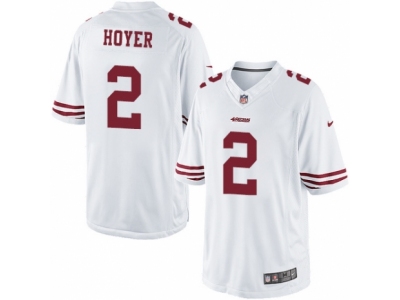  San Francisco 49ers 2 Brian Hoyer Limited White NFL Jersey