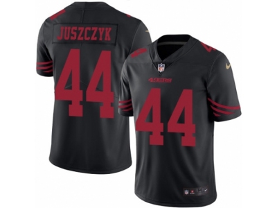  San Francisco 49ers 44 Kyle Juszczyk Limited Black Rush NFL Jersey