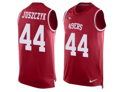  San Francisco 49ers 44 Kyle Juszczyk Limited Red Player Name Number Tank Top NFL Jersey