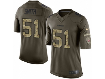  San Francisco 49ers 51 Malcolm Smith Limited Green Salute to Service NFL Jersey